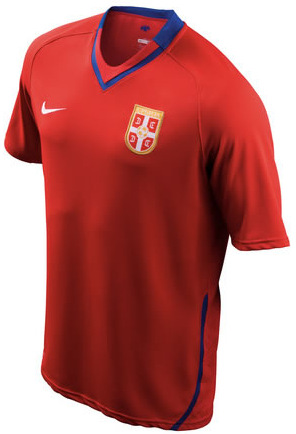 NIKE REPREZENTACJA SERBII 2008/09 KOSZULKA SERBIA