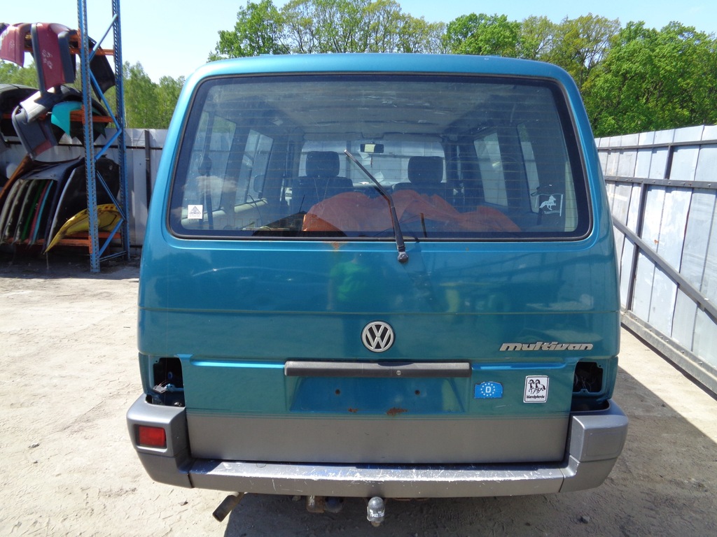 KLAPA TYŁ + SZYBA TYLNA VW T4 MULTIVAN LA6U 90-96