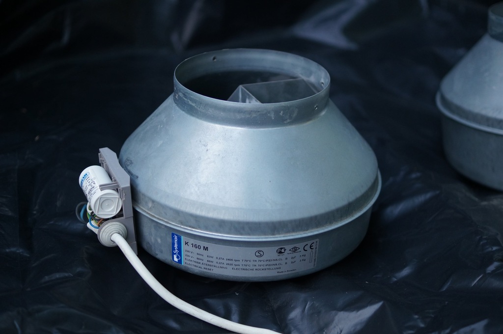 WENTYLATOR KANAŁOWY PROMIENIOWY SYSTEMAIR K 160 M