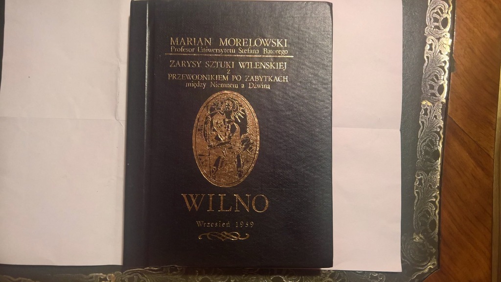 Zarysy Sztuki Wileńskiej M. Morelowski 1939r.