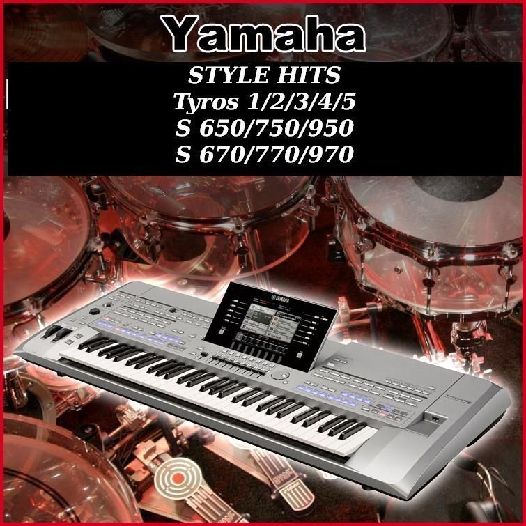 Style Yamaha Tyros 1,2,3,4,5 PSR S750/770//950/970