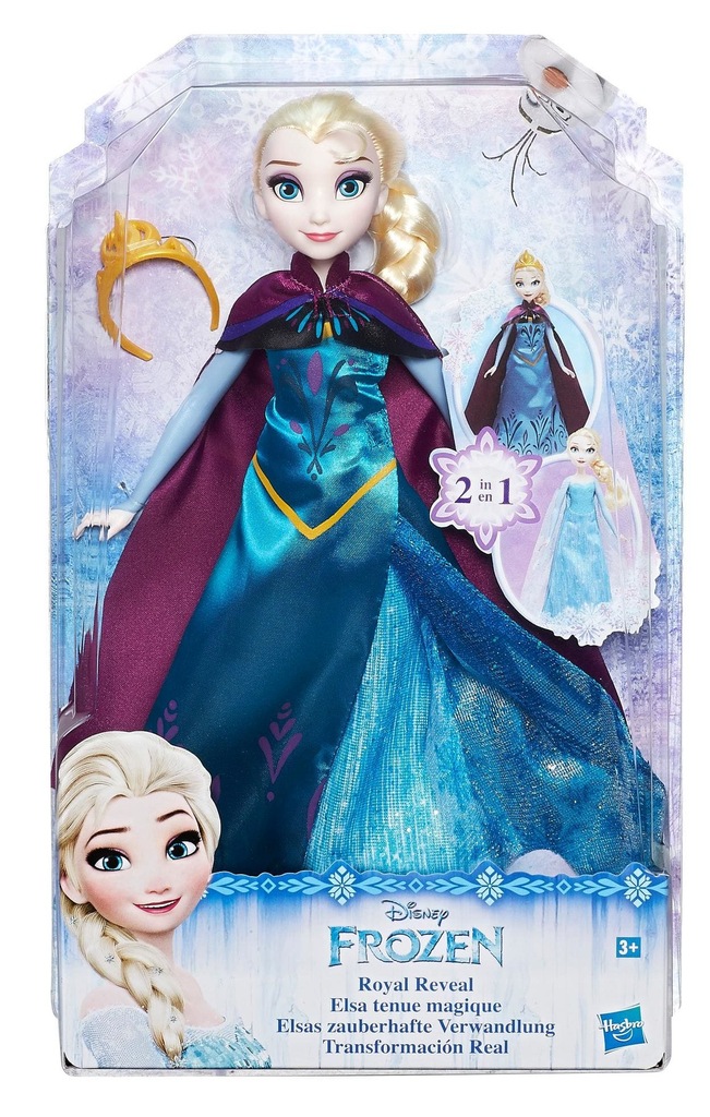 FROZEN KRAINA LODU Elsa Koronacja 2w1 B9203 ELZA