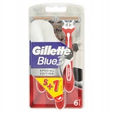 GILLETTE BLUE 3 red maszynki do golenia 6sztuk