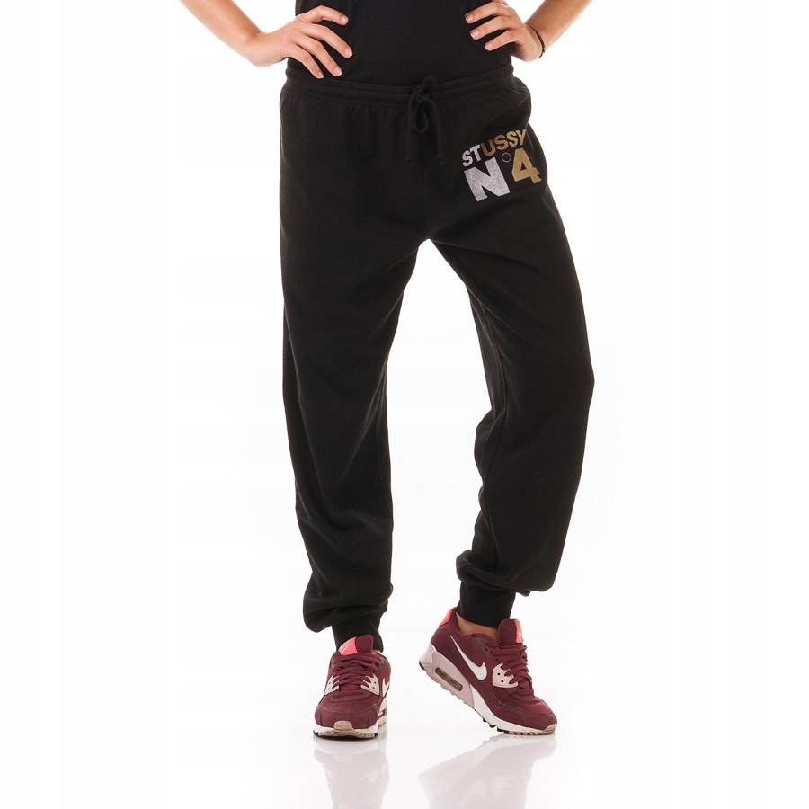 STUSSY - Metallic No.4 Spodnie Dresowe Damskie M