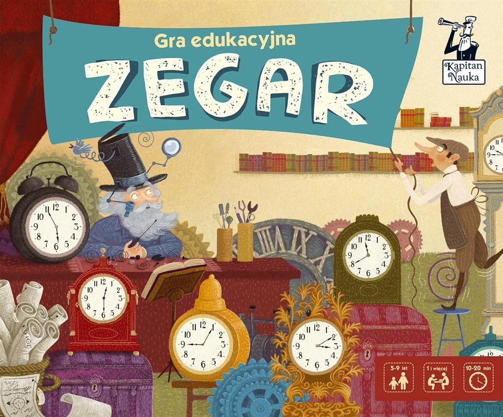 Gra edukacyjna - Zegar / Gra Planszowa