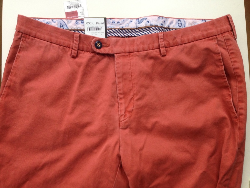 Spodnie BUGATTI Turin Chinos kol. Orange / 96 cm /
