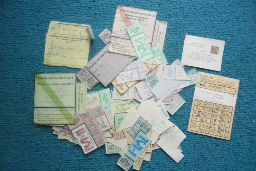 Stan wojenny 1981 Talony,kartki.Buty,wkładka PRL.