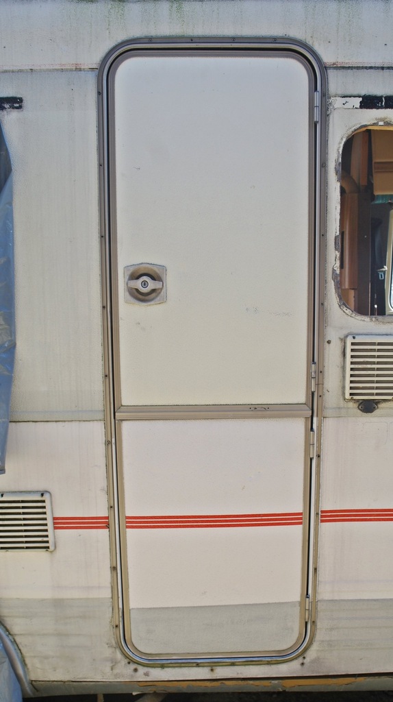 Kamper drzwi wejściowe z ramą - 160x50