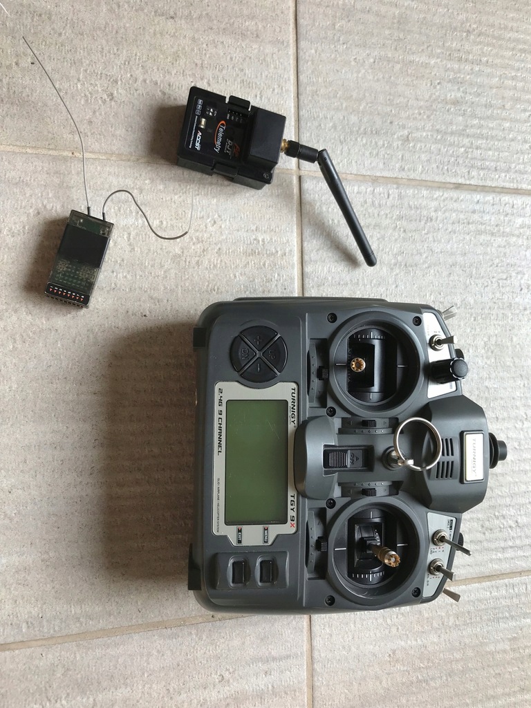 Turnigy 9x + OpenTX + FrSky DJT + odbiornik 8ch