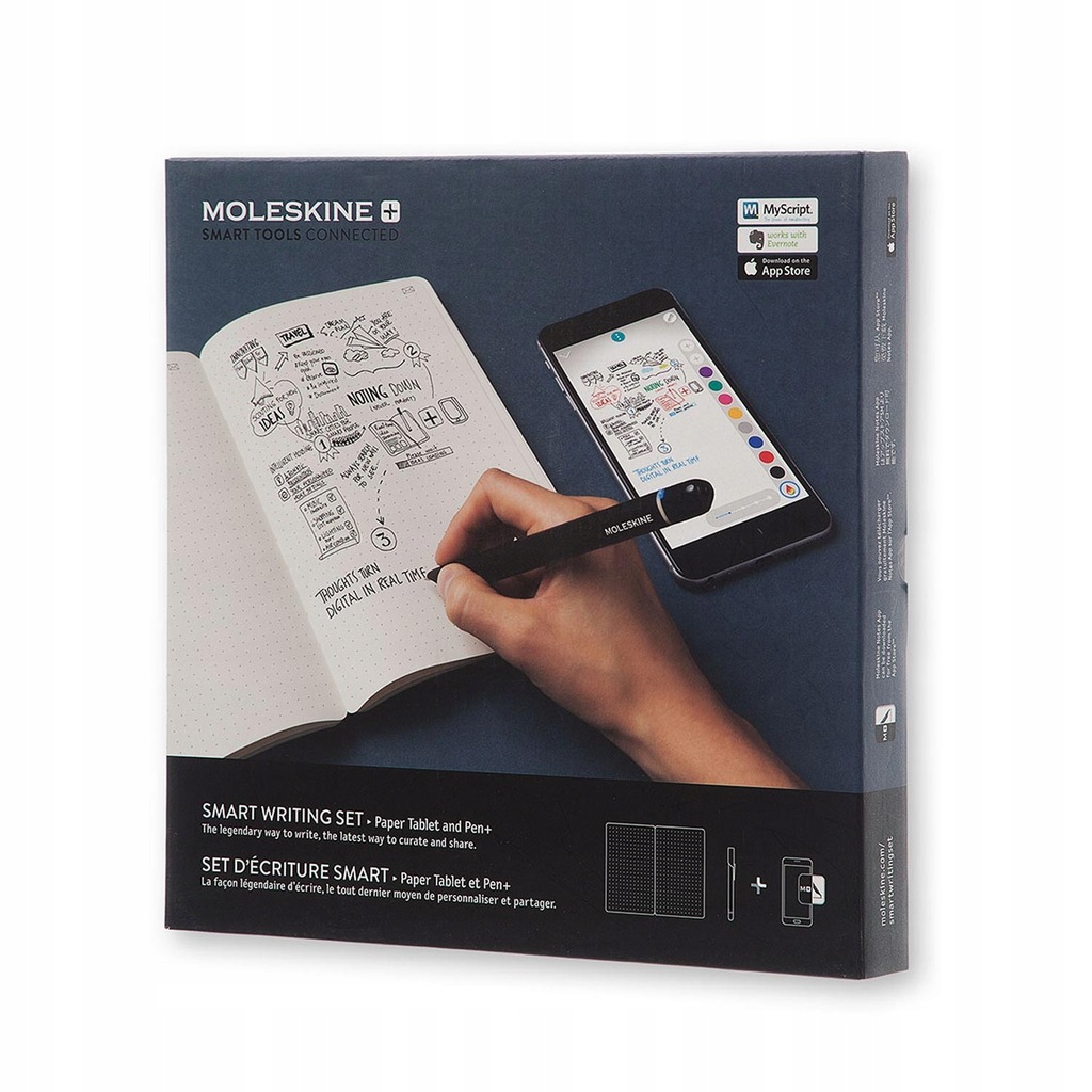 Zestaw Moleskine Smart Writing Set 7366700322 oficjalne archiwum