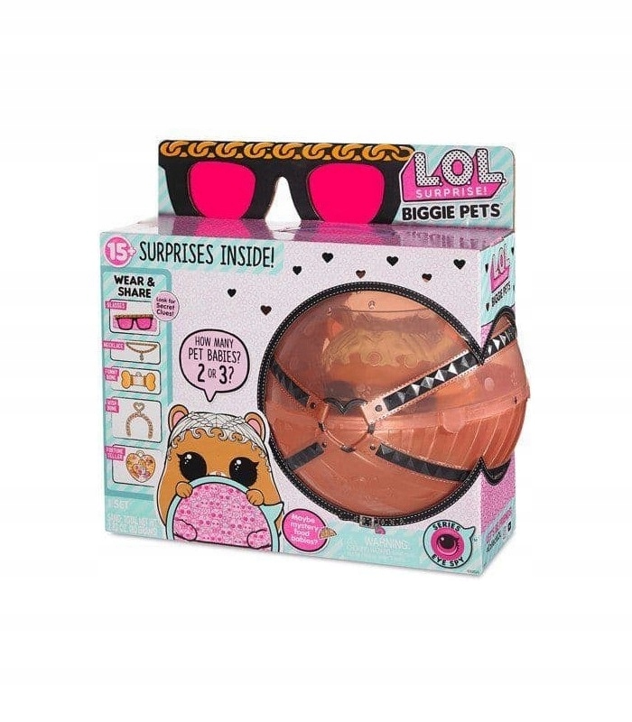 LOL Surprise BIGGIE PETS, DUŻY CHOMIK Oryginał MGA