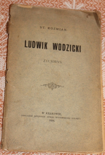 LUDWIK WODZICKI, ŻYCIORYS- ST. KOŹMIAN, 1894