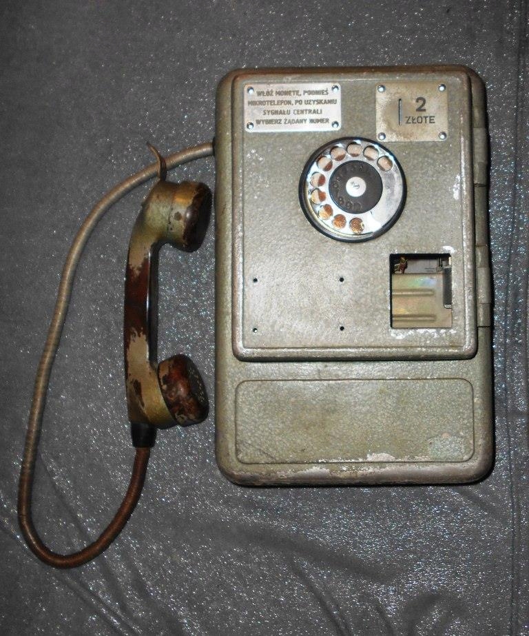 Aparat wrzutowy AW65 telefon z budki telefonicznej