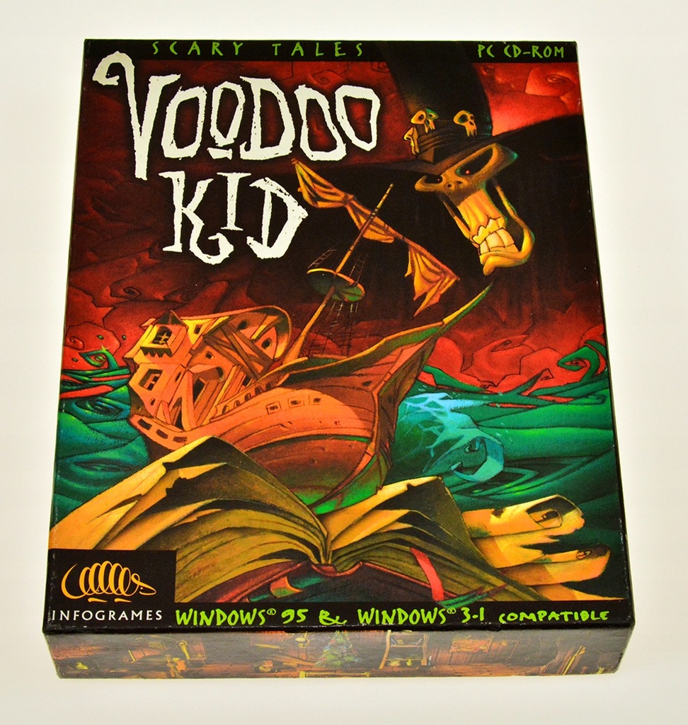VOODOO KID - duży BOX, 1-wydanie Infogrames 1997