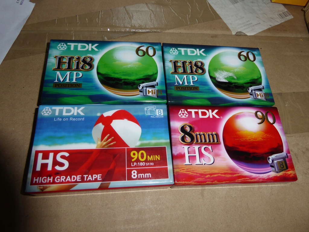 kasety tdk hi8 video 60 90 grade mp hs 7433802866 oficjalne