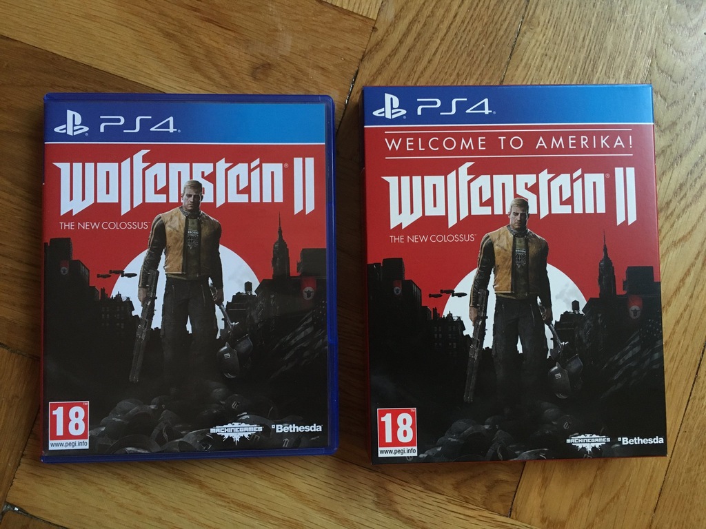 Wolfenstein 2 Welcome to America PS4 stan idealny!