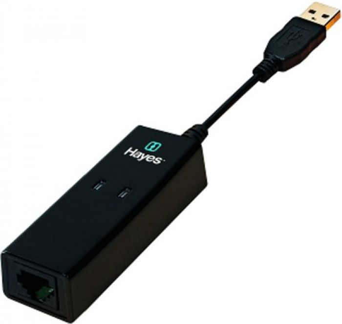 Hayes Accura V.92 56k External USB Modem Worldwide
