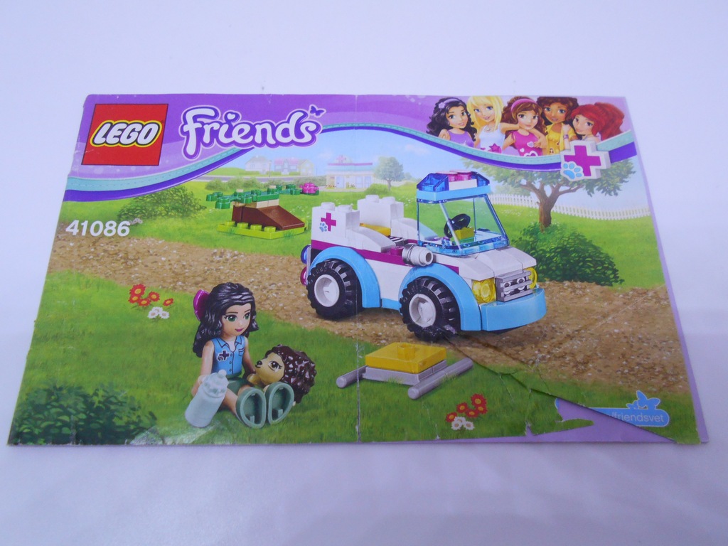 Instrukcja LEGO Friends Vet Ambulance 41086