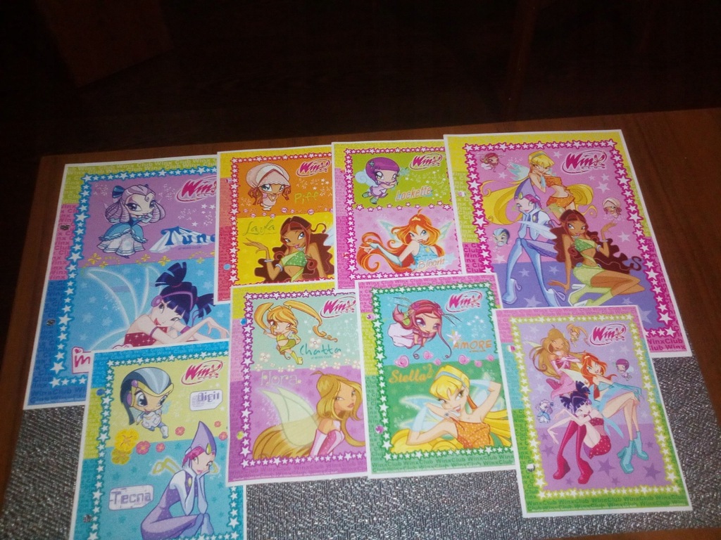Karteczki Winx 8 sztuk