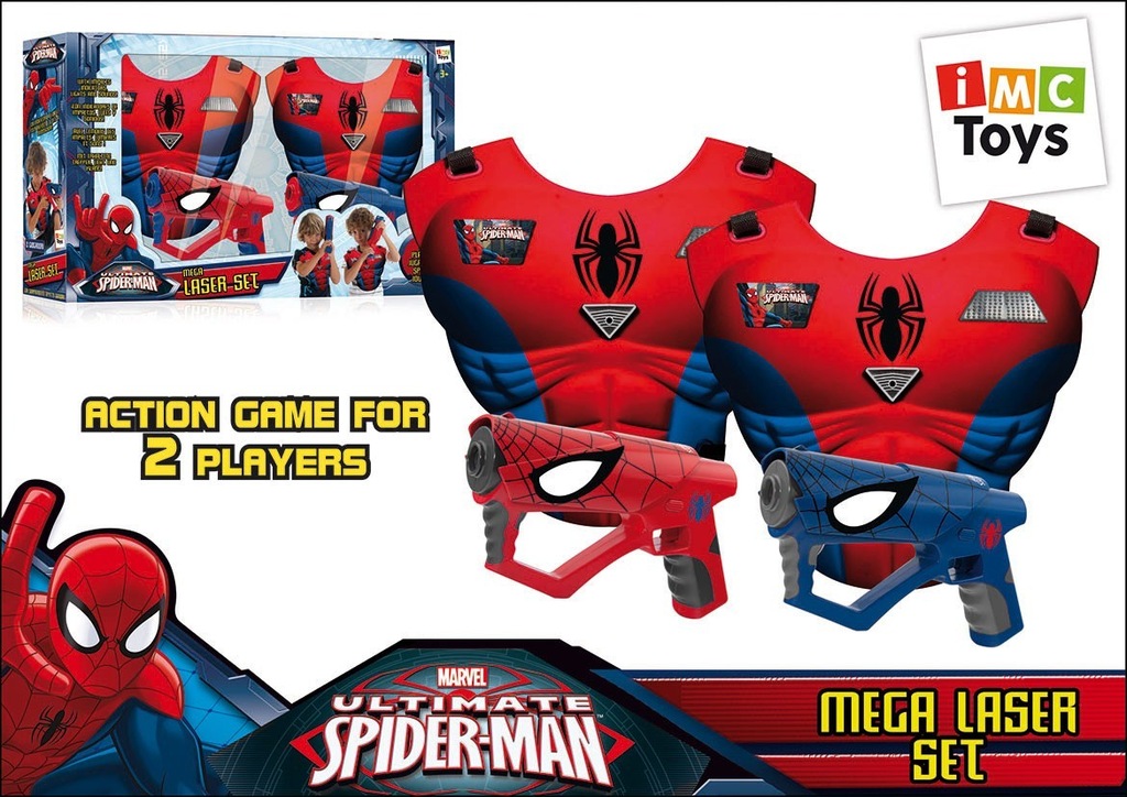 Mega Laser Spiderman Laserowy Paintball Pistolety