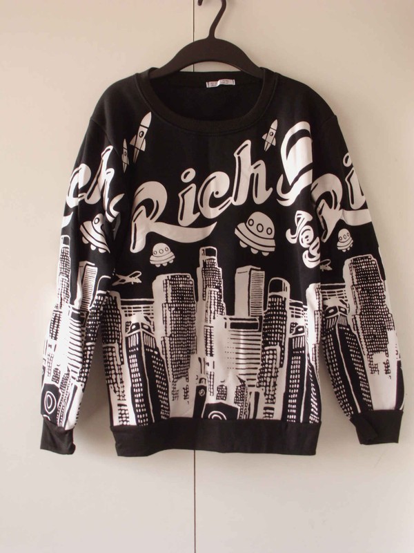 Bluza ufo kosmos grunge harajuku jak hype misbhv S