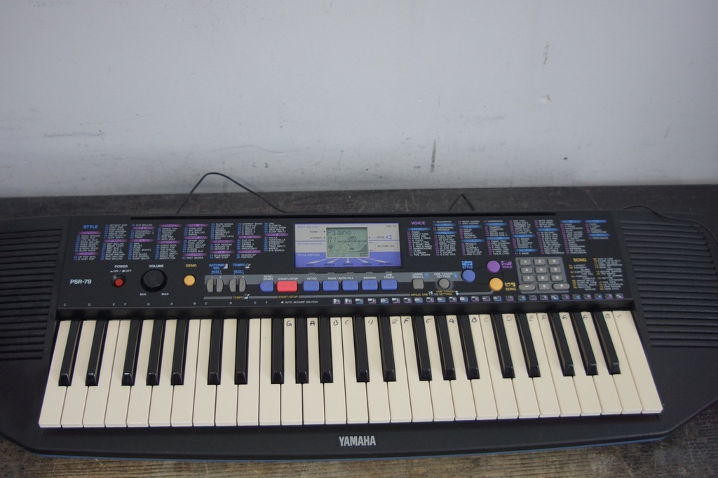 Pianino elektroniczne Keyboard YAMAHA PSR 78