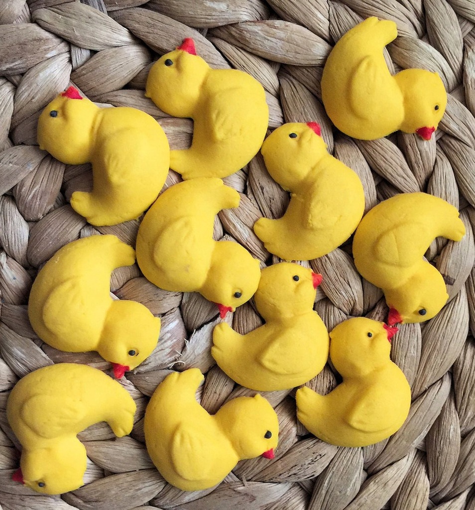 Figurki zestaw cukrowe kurczaki Wielkanoc Radom