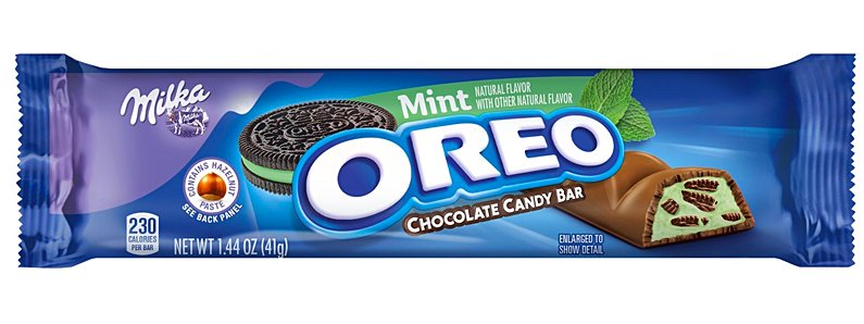 Baton Milka Oreo Chocolate Mint 41g z USA (W-Wa)