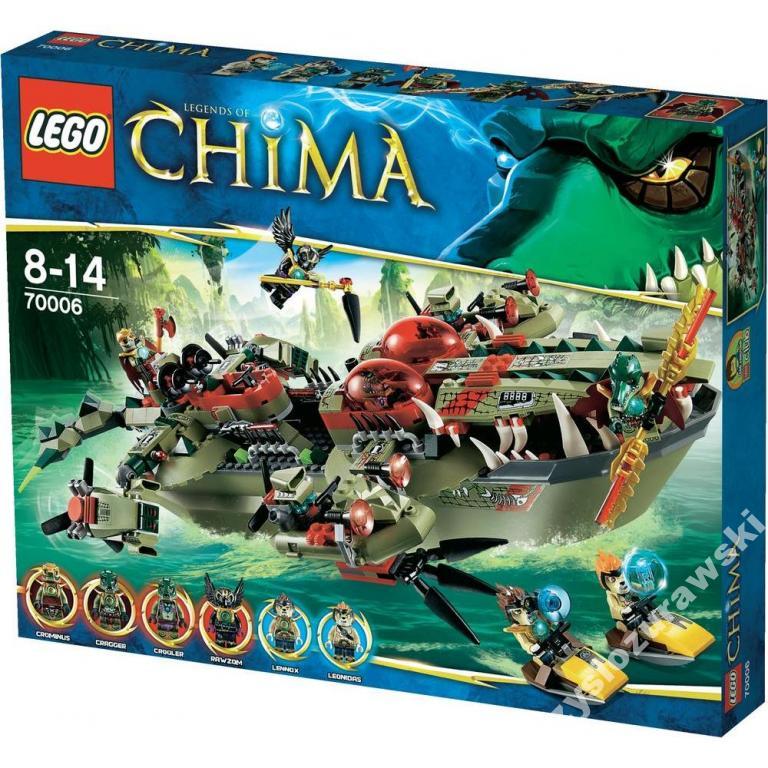 lego chima 70006 łódź craggera krokodyl CZYT OPIS
