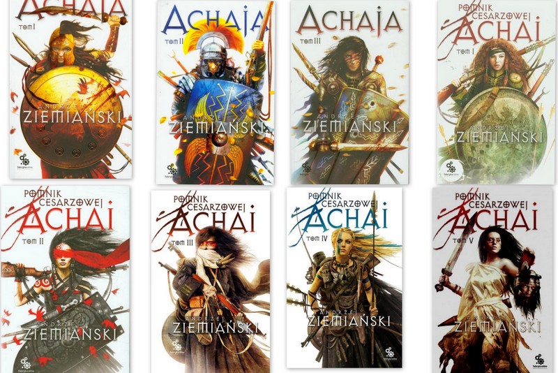 Ziemiański Pomnik cesarzowej Achai 1-5+Achaja 1-3