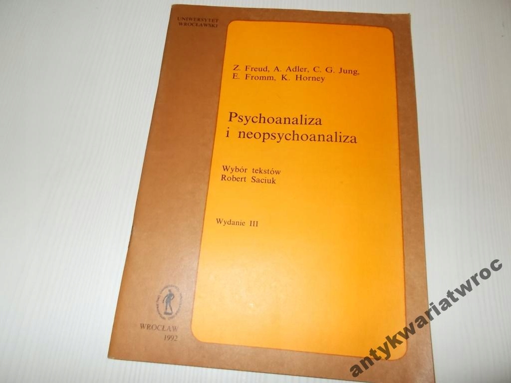 PSYCHOANALIZA I NEOPSYCHOANALIZA - FREUD