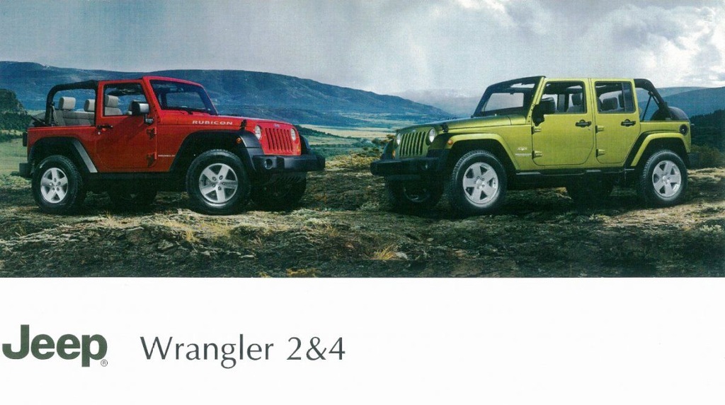 Jeep Wrangler JK 2006-2010 2&4 Instrukcja