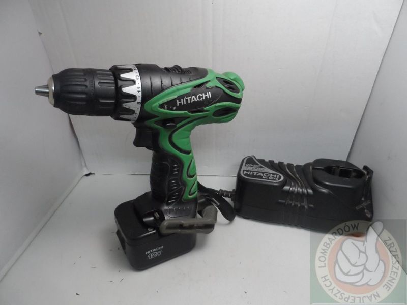 WKRĘTARKA HITACHI DS 12DVF3 + ŁAD (USZK BATERIA)