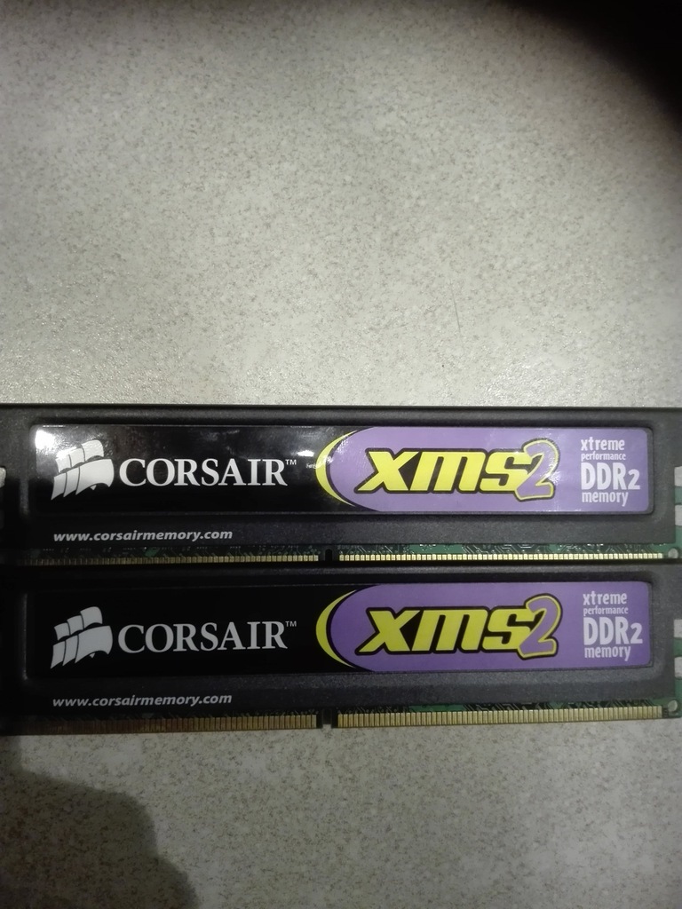 Pamięci DDR 2 800mhz Cl5 Corsair 2x2GB