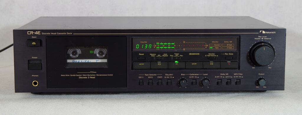 Nakamichi CR-4E, 3 głowicowy deck miedziany Unikat
