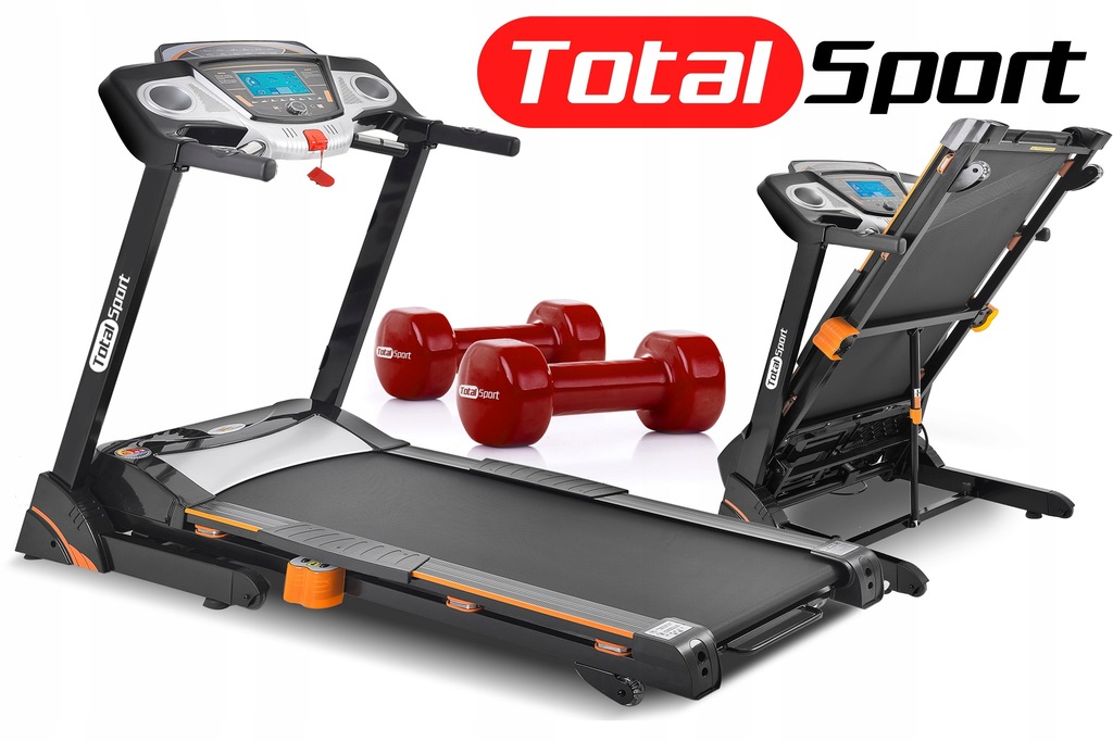 BIEŻNIA ELEKTRYCZNA TOTAL SPORT 19KM/H 130KG WYPRZ
