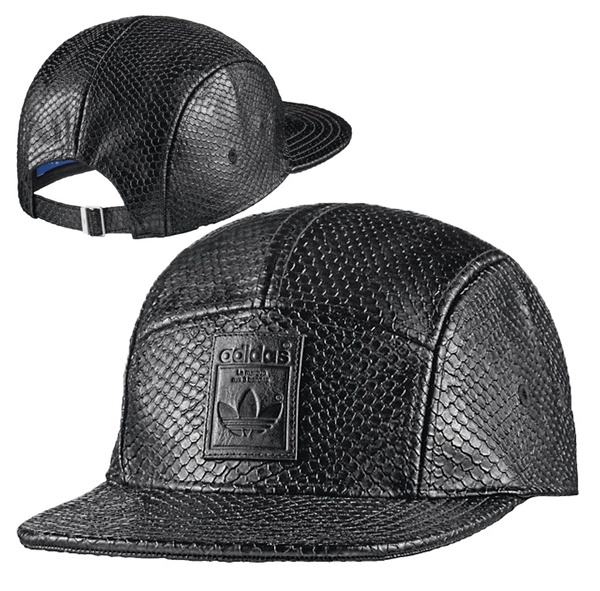 ADIDAS czapka z daszkiem eko skóra węża