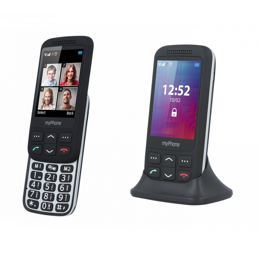 TELEFON DLA SENIORA MYPHONE HALO S CZARNY SLIDER