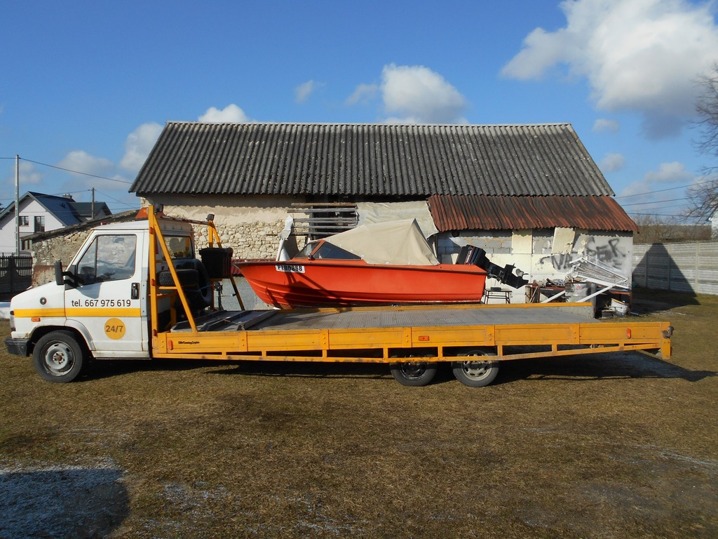 FIAT DUCATO 2.5 TD AUTOLAWETA NAJAZD NA BUSY 3.5 T