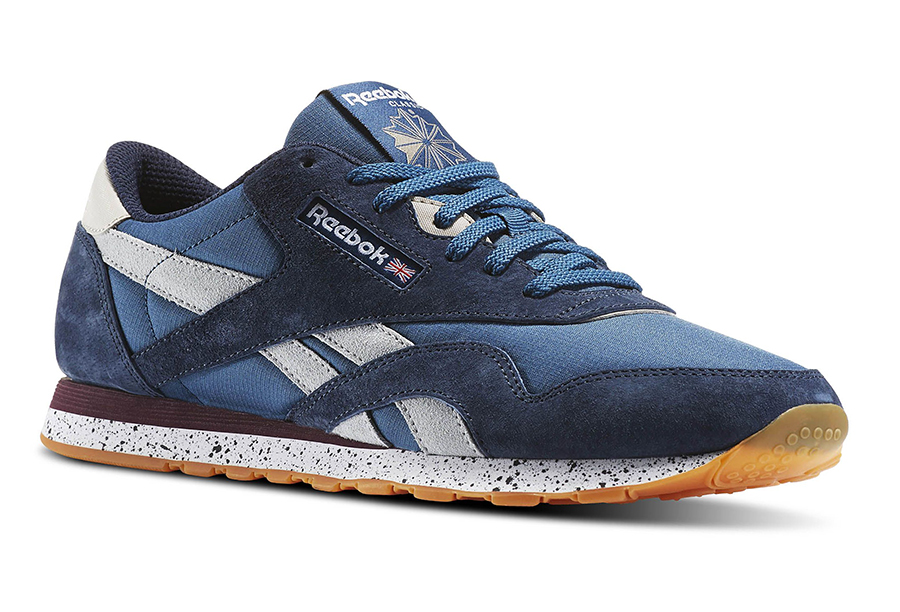 BUTY MĘSKIE REEBOK CLASSIC LEATHER NYLON BLUE 43