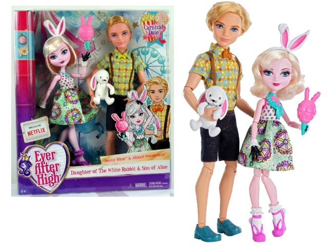 EVER AFTER HIGH Bunny i ALISTAIR Wonderland 2Pak