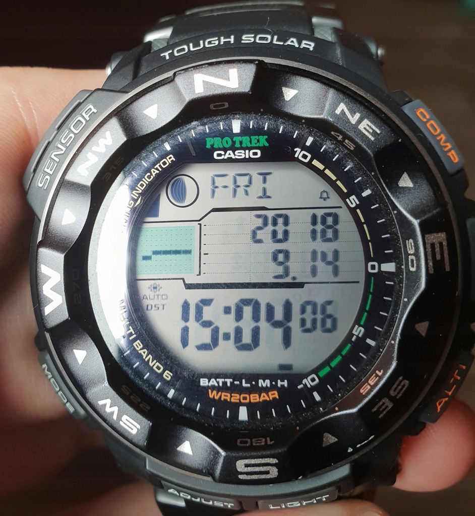 カシオプロトレックPRW-2500 CHROME OUTDOOR カシオプロトレックPRW-2500 CHROME OUTDOOR
