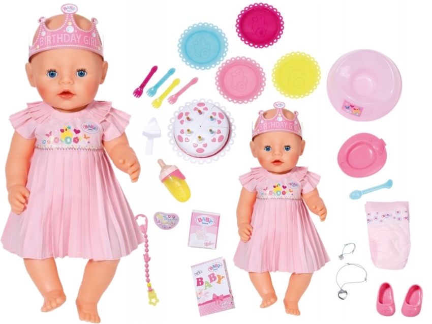 BABY BORN LALKA INTERAKTYWNA URODZINOWA 824054