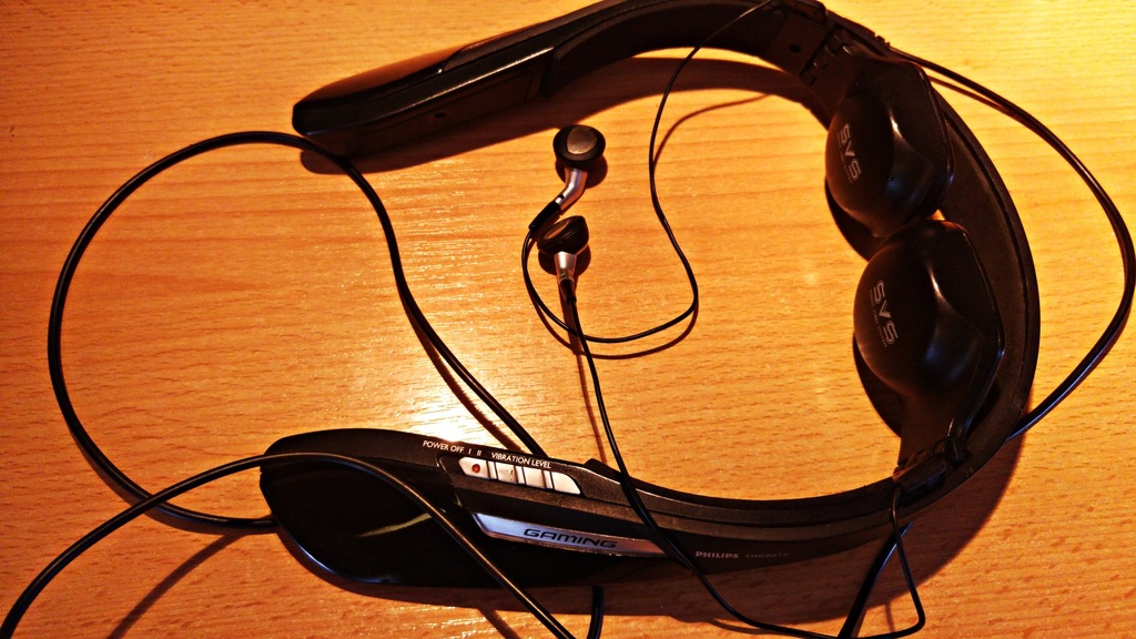 Słuchawki Philips SHG8015 - gry muzyka wibracje !