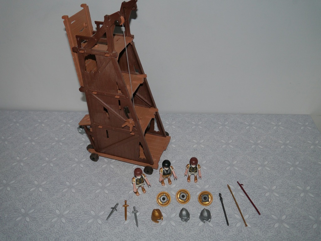 Machina Oblężnicza Wykorzystywana Do Niszczenia Murów Szturmowych Miast o295 PLAYMOBIL taran machina oblężnicza rzymianie - 7209856711