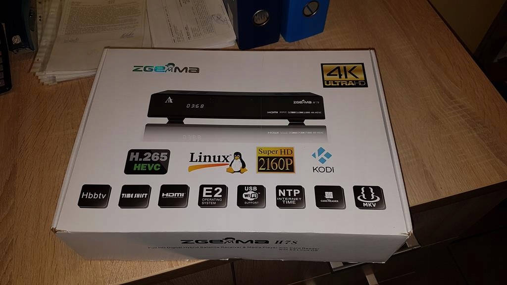 Zgemma H7S 4k Ultra HD Enigma 2 Cccam Iptv