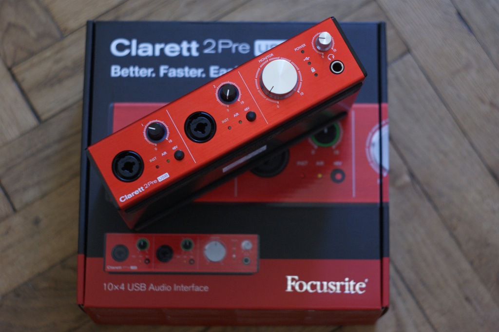 Clarett 2pre usb как подключить