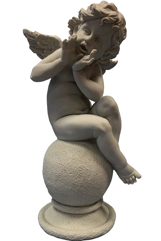 Piękna figurka ANIOŁEK ANIOŁ kamienny dom i ogród