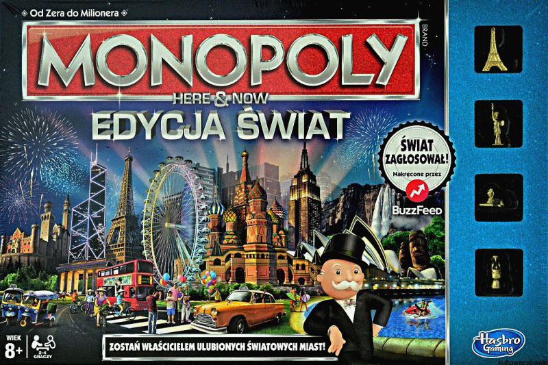 Hasbro MONOPOLY - HERE & NOW EDYCJA ŚWIAT gra