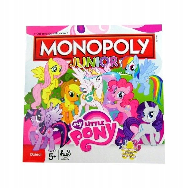 Gra Monopoly Junior: My Little Pony wersja polska